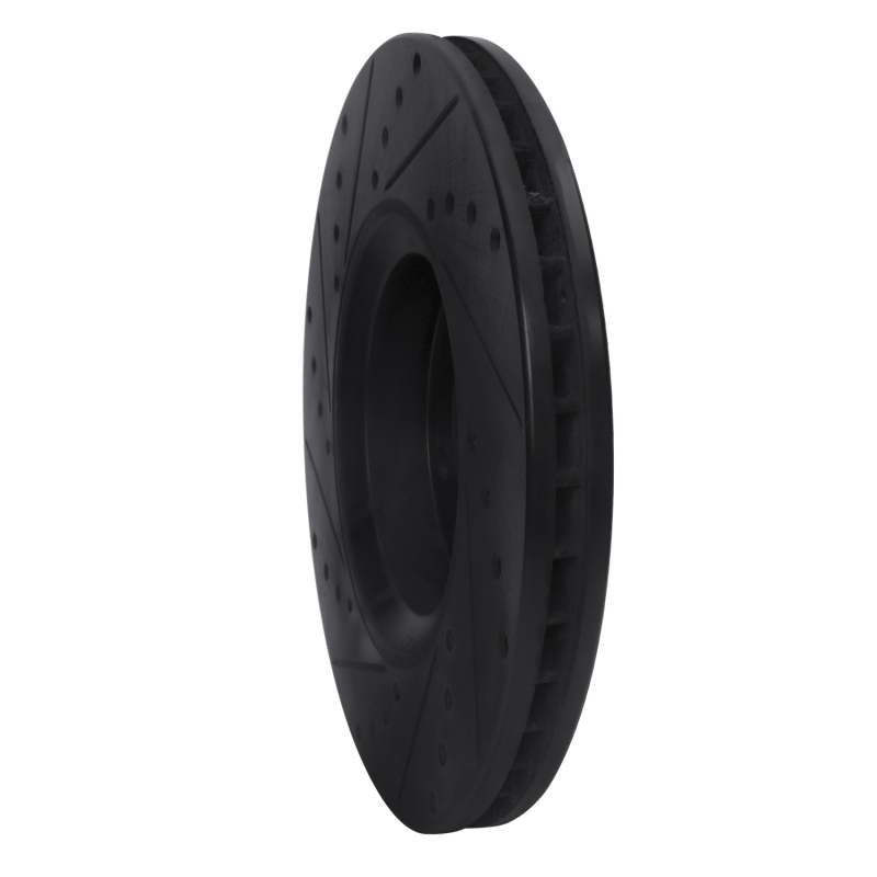Picture of R1 03-11 Cadillac BLS (Mexico) Front Right Drilled & Slotted Black Brake Rotor