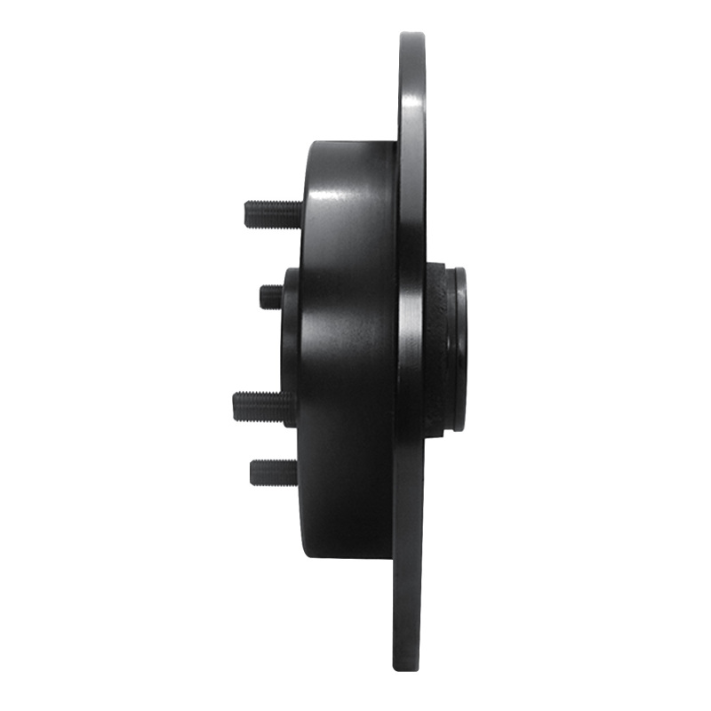 Picture of R1 88-88 Nissan Maxima Rear Left Drilled & Slotted Black Brake Rotor