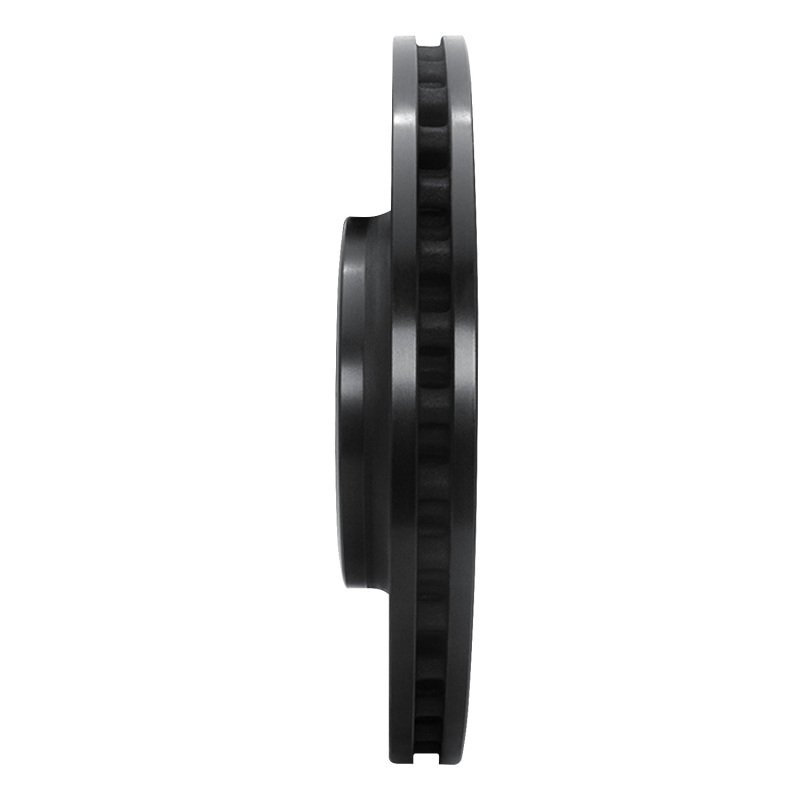 Picture of R1 08-12 Audi Q5 (Mexico) Front Right Drilled & Slotted Black Brake Rotor