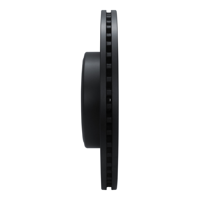 Picture of R1 19-25 Ram 1500 Front Right Drilled & Slotted Black Brake Rotor