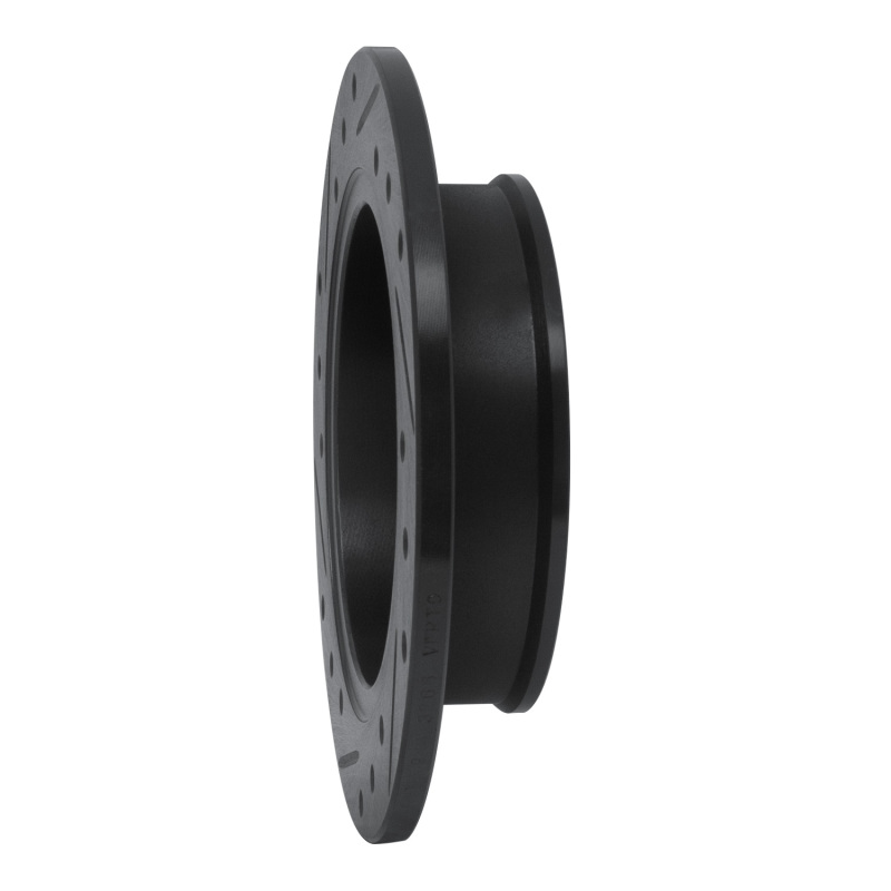 Picture of R1 85-87 Toyota Corolla (US/Canada) Rear Right Drilled & Slotted Black Brake Rotor