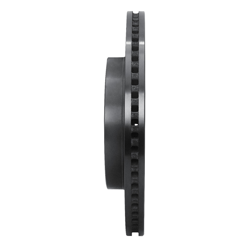 Picture of R1 19-25 Toyota Corolla (Mexico) Front Right Drilled & Slotted Black Brake Rotor