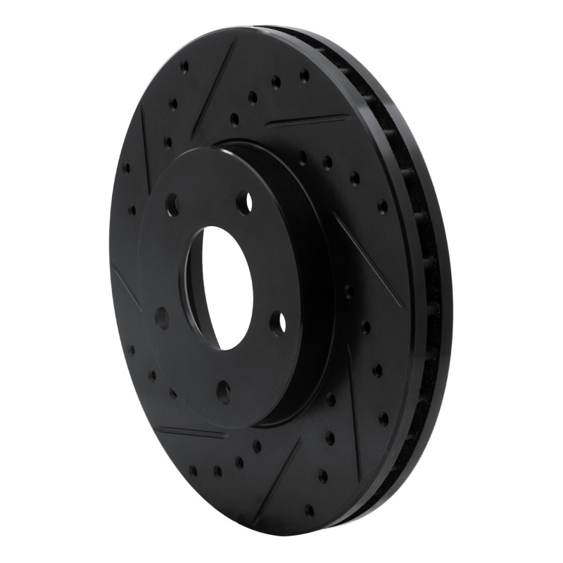 Picture of R1 02-07 Nissan X-Trail (Mexico) Front Left Drilled & Slotted Black Brake Rotor