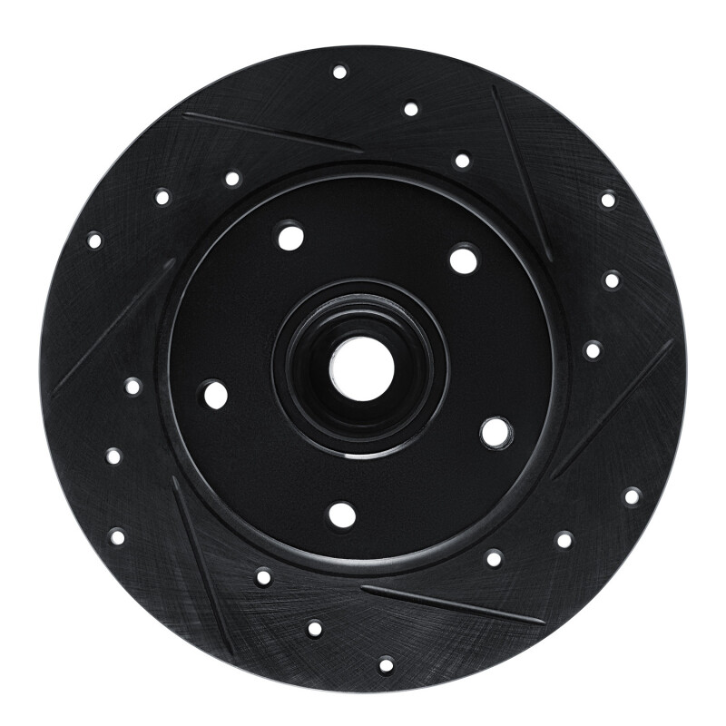 Picture of R1 11-15 Renault Fluence (Mexico) Rear Right Drilled & Slotted Black Brake Rotor