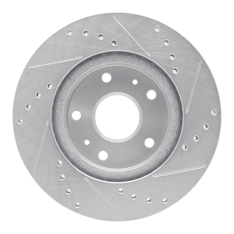 Picture of R1 07-19 Suzuki SX4 S-Cross (Mexico) Front Left Drilled & Slotted Silver Brake Rotor