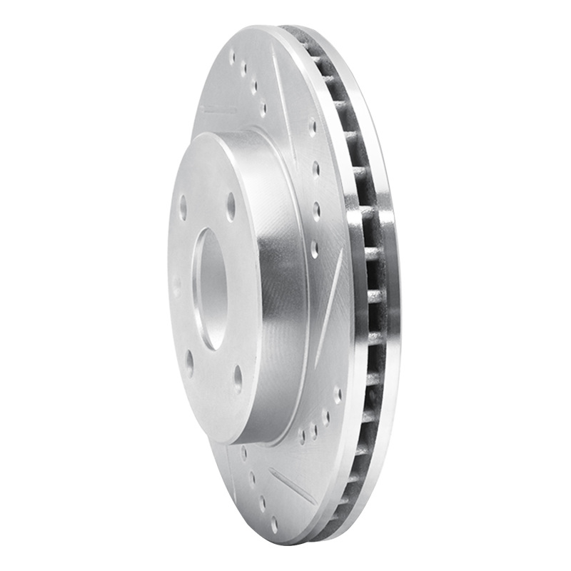 Picture of R1 04-10 Chevrolet Optra (Mexico) Front Right Drilled & Slotted Silver Brake Rotor