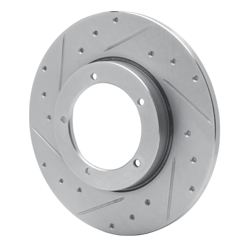Picture of R1 65-76 Porsche 911 Front Left Drilled & Slotted Silver Brake Rotor