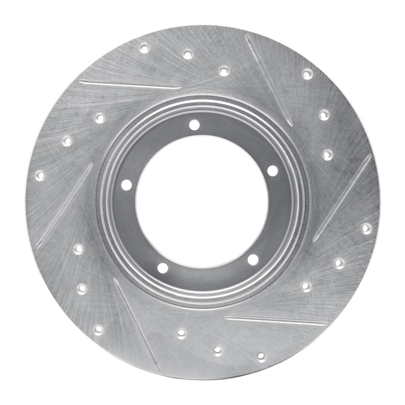 Picture of R1 65-76 Porsche 911 Front Left Drilled & Slotted Silver Brake Rotor
