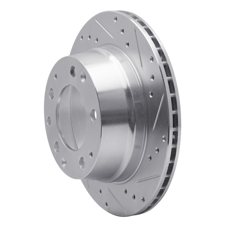 Picture of R1 69-83 Porsche 911 Rear Right Drilled & Slotted Silver Brake Rotor
