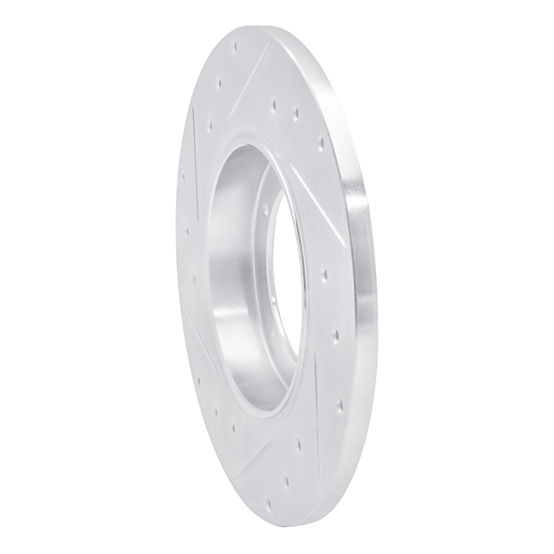Picture of R1 65-76 Porsche 911 Front Right Drilled & Slotted Silver Brake Rotor