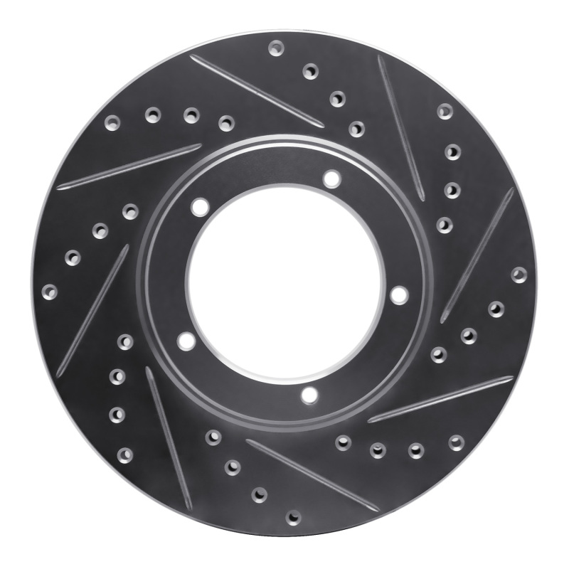 Picture of R1 84-89 Porsche 911 Front Right Drilled & Slotted Silver Brake Rotor