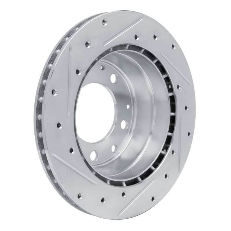 Picture of R1 84-89 Porsche 911 Rear Right Drilled & Slotted Silver Brake Rotor