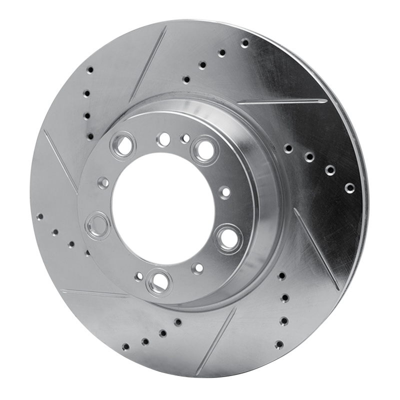 Picture of R1 99-23 Porsche 911 Right Rear Drilled & Slotted Silver Brake Rotor