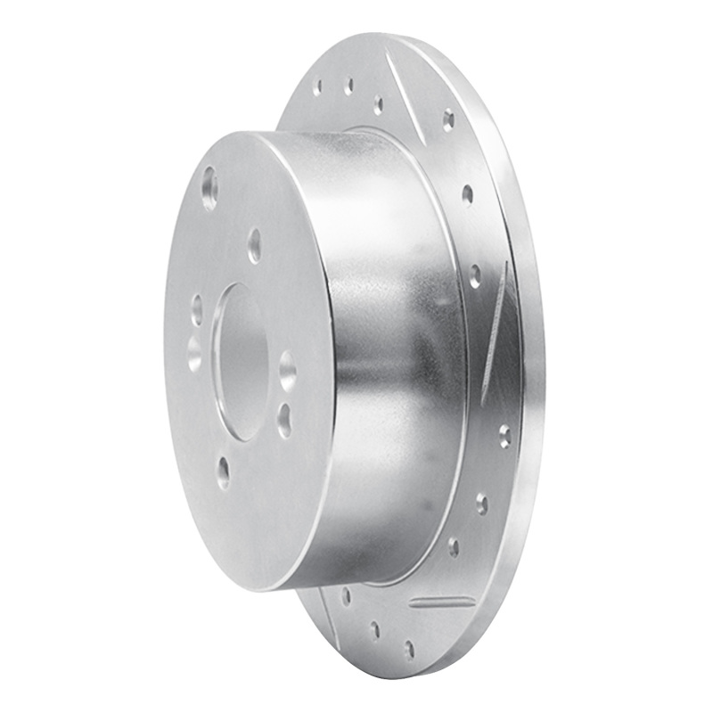 Picture of R1 06-12 Dodge Attitude (Mexico) Rear Right Drilled & Slotted Silver Brake Rotor