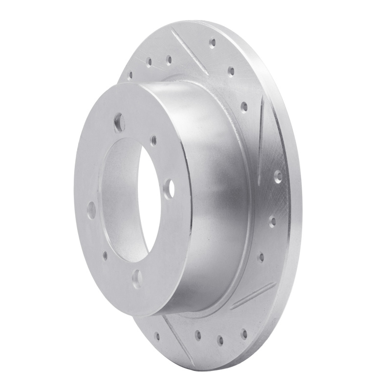 Picture of R1 94-98 Hyundai SONATA Rear Right Drilled & Slotted Silver Brake Rotor