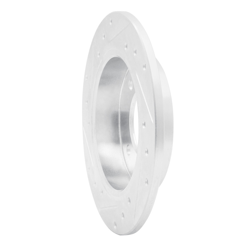 Picture of R1 97-06 Hyundai Elantra Rear Right Drilled & Slotted Silver Brake Rotor