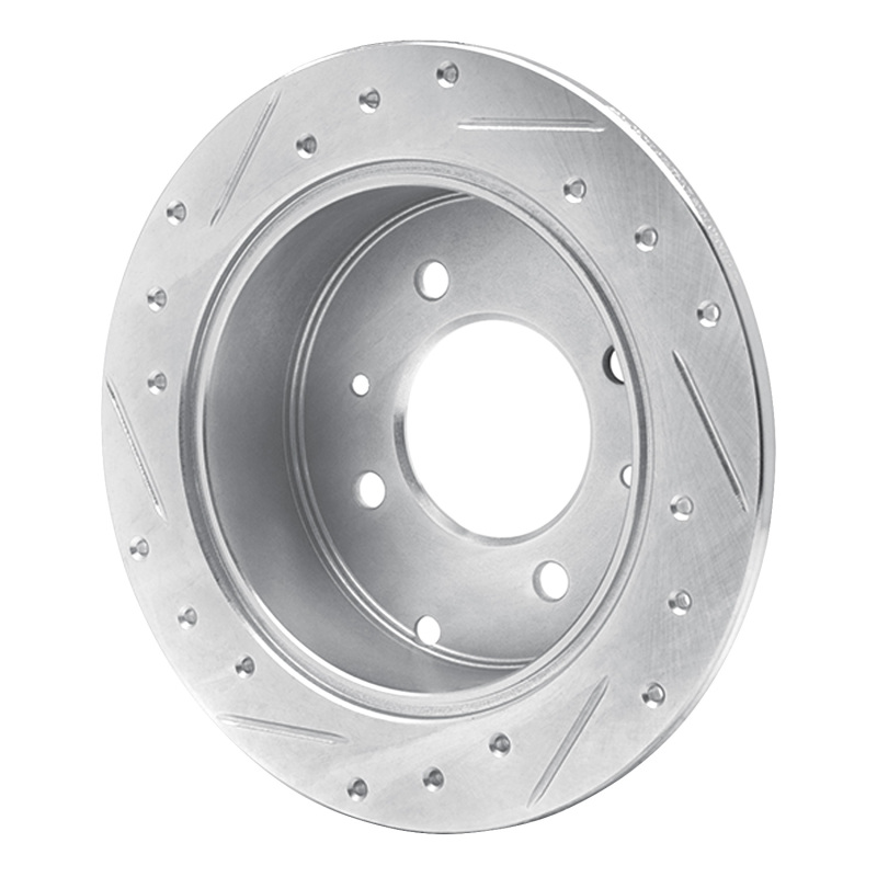 Picture of R1 99-06 Hyundai SONATA Rear Right Drilled & Slotted Silver Brake Rotor