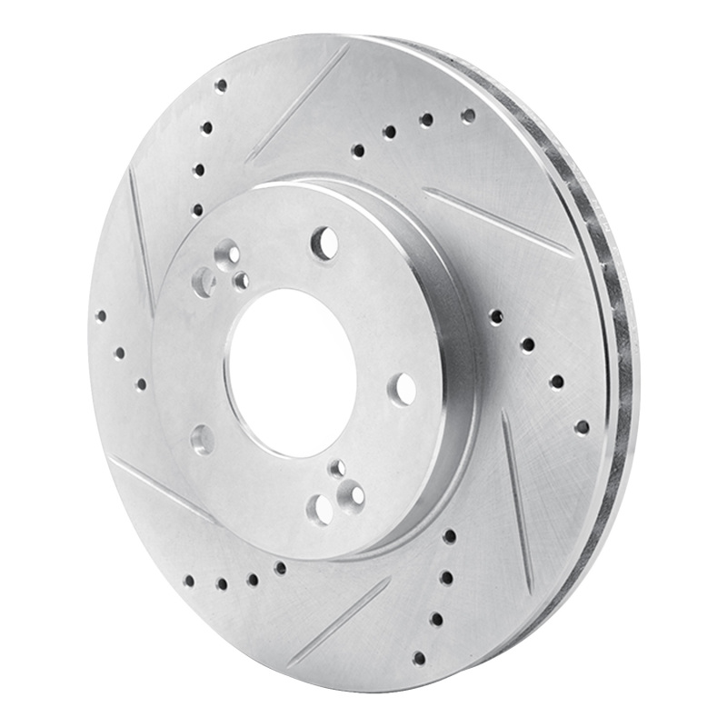 Picture of R1 01-03 Hyundai XG350 Front Left Drilled & Slotted Silver Brake Rotor
