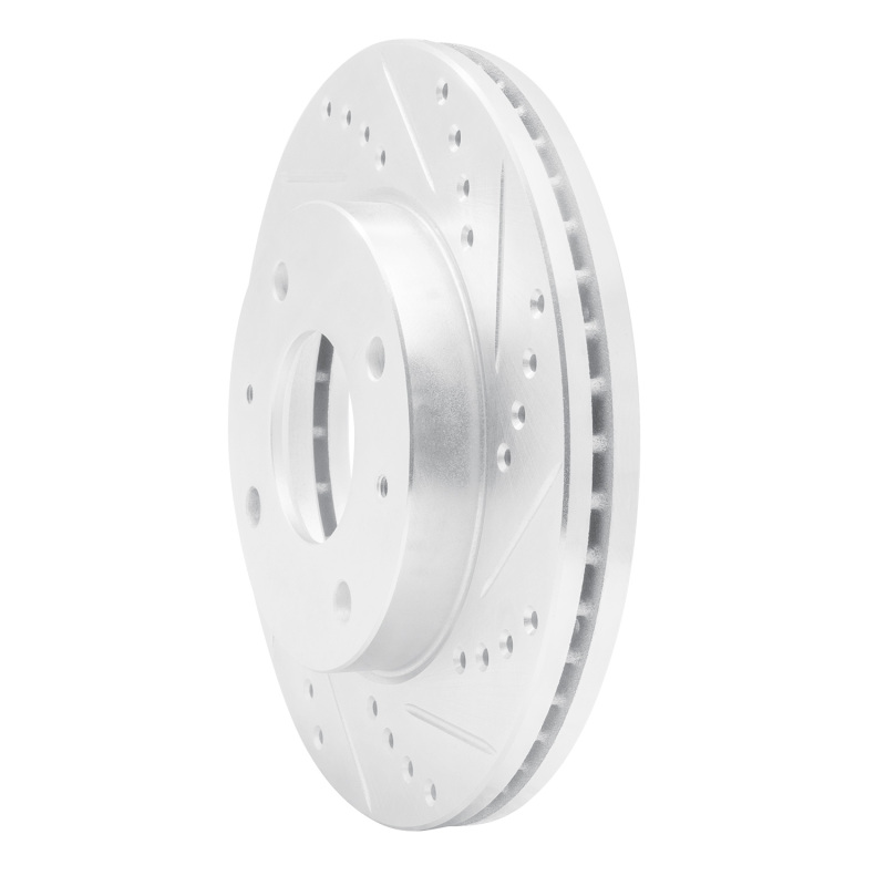 Picture of R1 01-03 Hyundai SONATA Front Right Drilled & Slotted Silver Brake Rotor