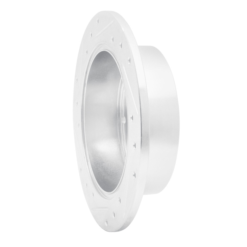 Picture of R1 01-10 Hyundai TUCSON Rear Right Drilled & Slotted Silver Brake Rotor
