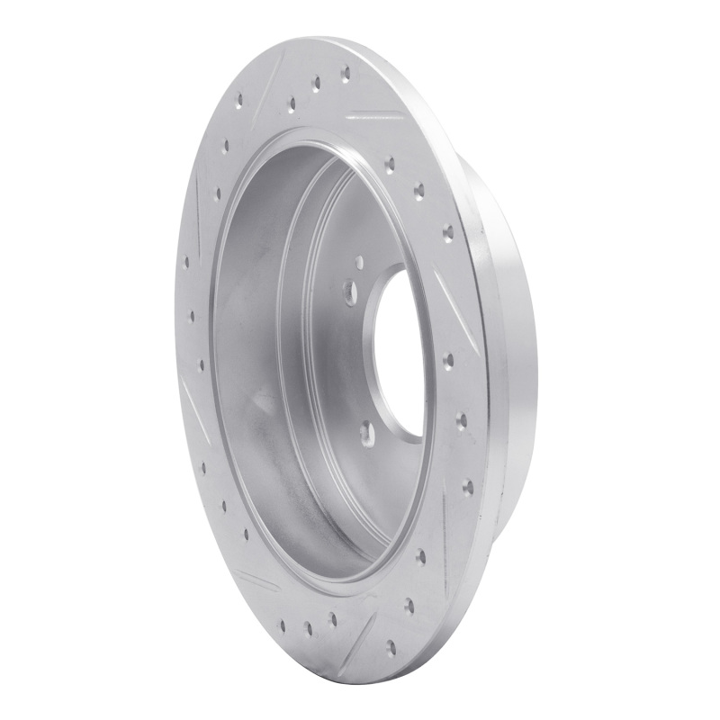 Picture of R1 06-09 Hyundai AZERA Rear Right Drilled & Slotted Silver Brake Rotor