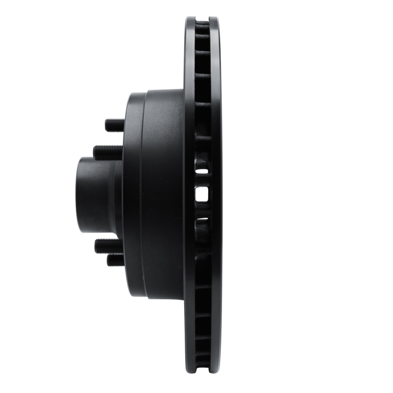 Picture of R1 90-90 Cadillac BROUGHAM Front Left Drilled & Slotted Black Brake Rotor