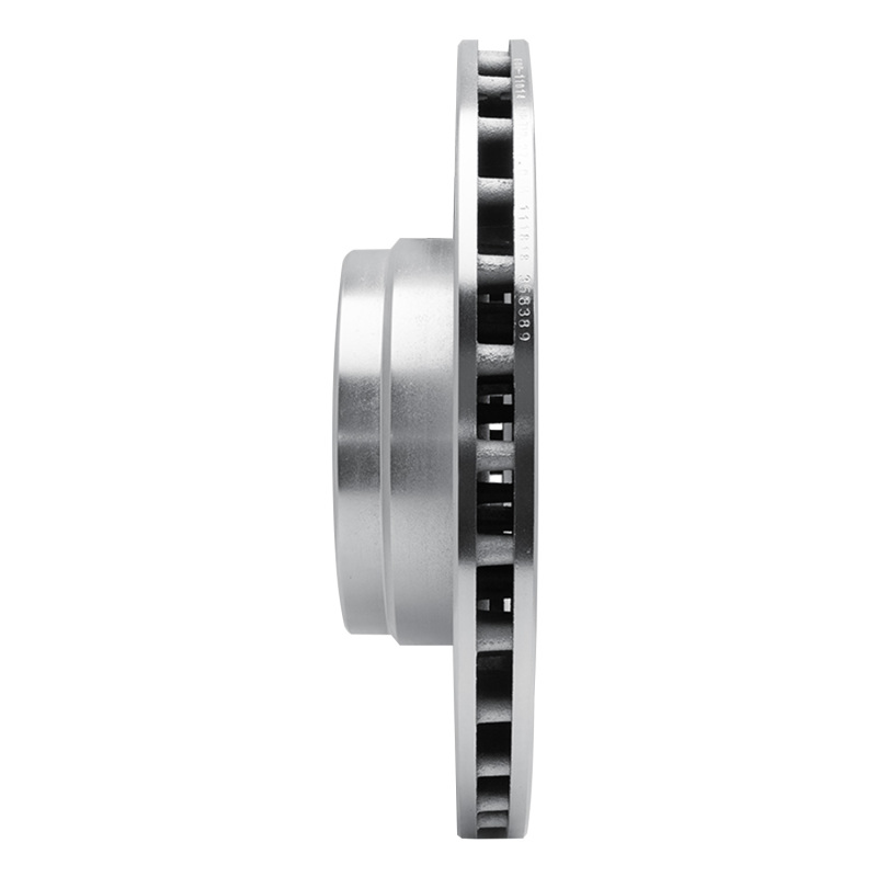 Picture of R1 06-12 Land Rover Range Rover Front Left Drilled & Slotted Silver Brake Rotor
