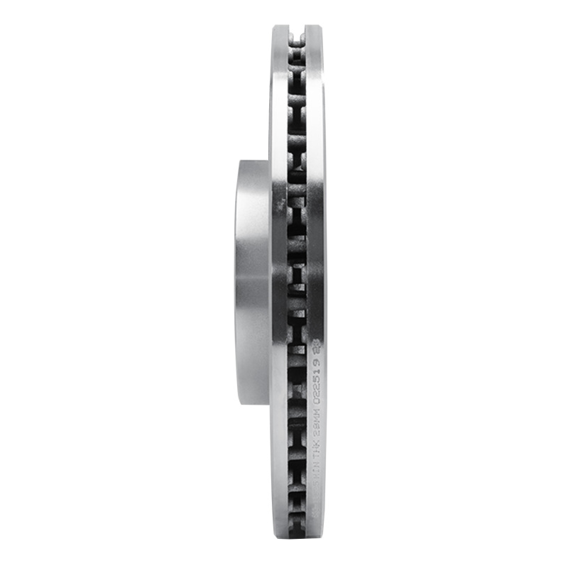 Picture of R1 15-19 Jaguar E-Pace Front Left Drilled & Slotted Silver Brake Rotor