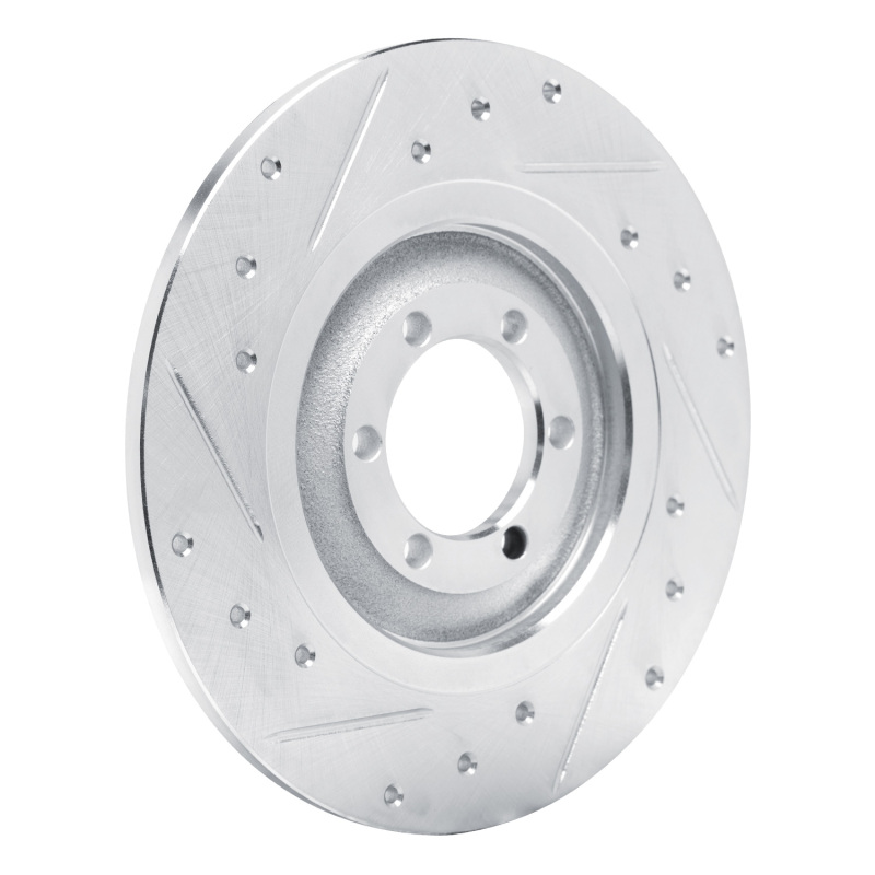 Picture of R1 75-79 Alfa Romeo Sport Rear Left Drilled & Slotted Silver Brake Rotor
