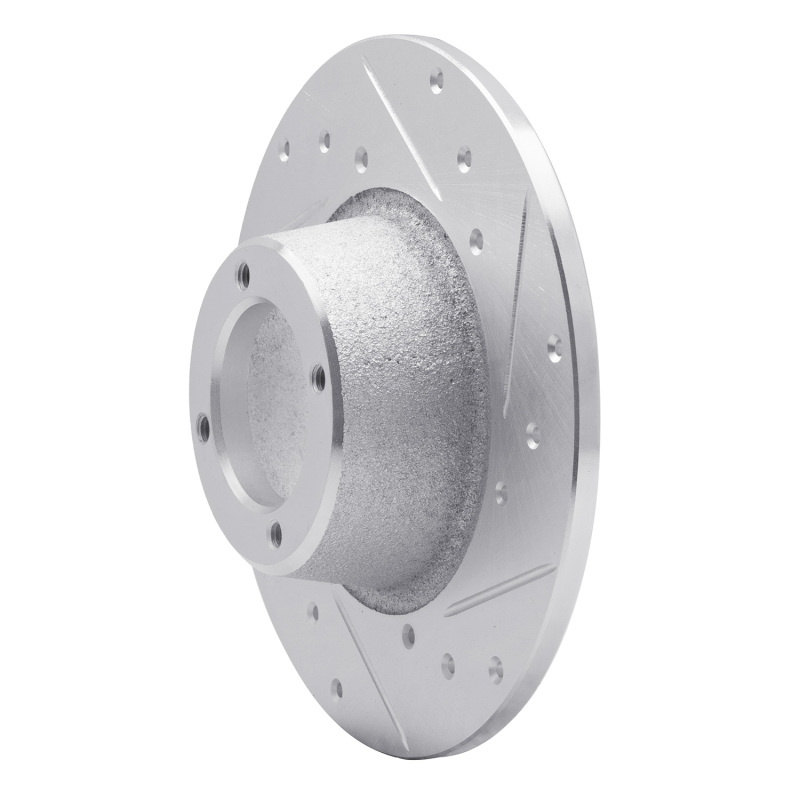Picture of R1 75-80 Triumph TR7 Front Right Drilled & Slotted Silver Brake Rotor