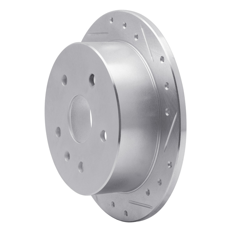 Picture of R1 99-02 Daewoo Leganza Rear Right Drilled & Slotted Silver Brake Rotor