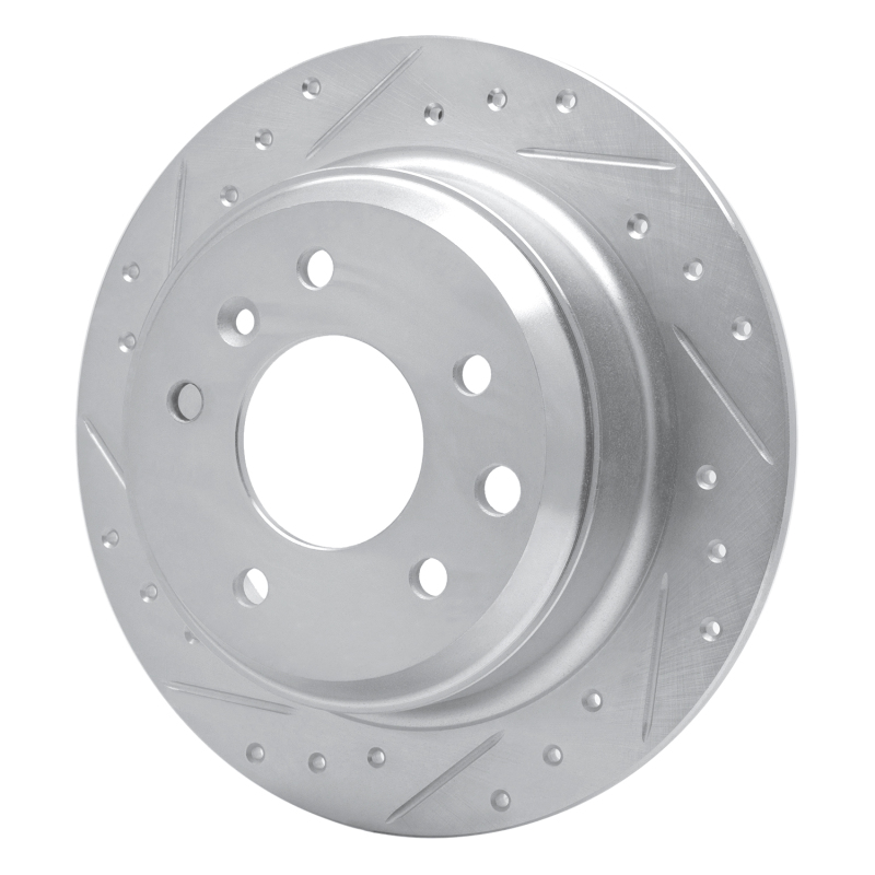Picture of R1 90-95 Jaguar XJRS Rear Left Drilled & Slotted Silver Brake Rotor