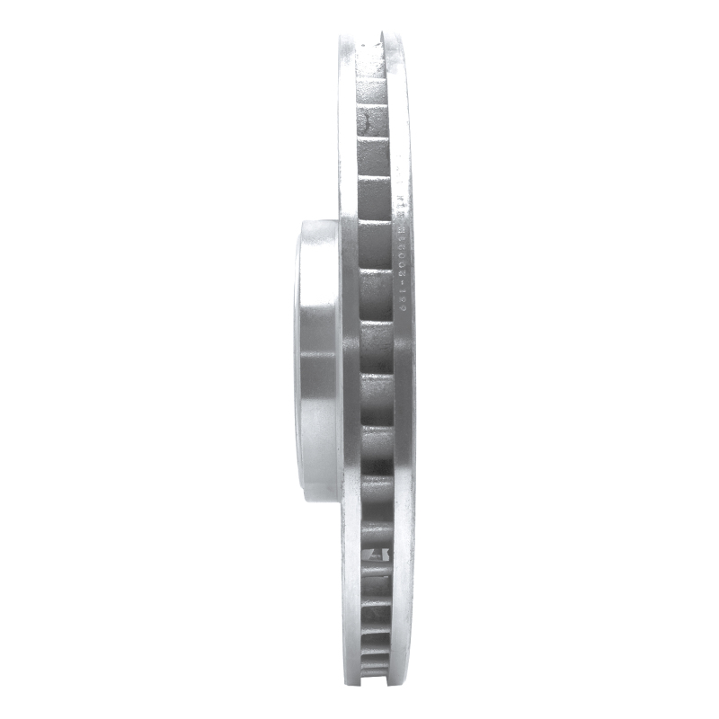 Picture of R1 08-09 Jaguar XKR Right Front Drilled & Slotted Silver Brake Rotor