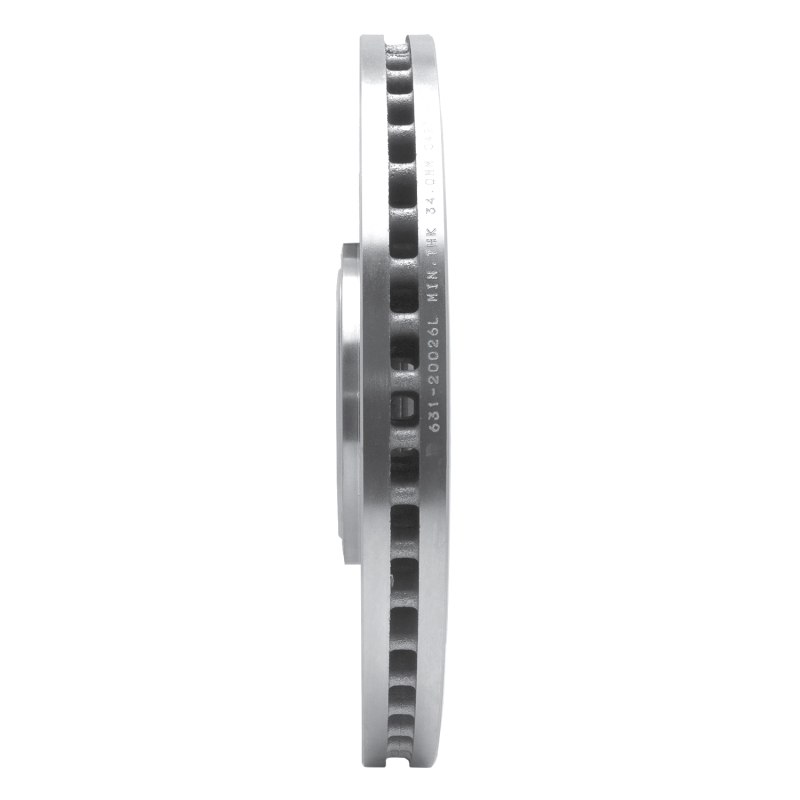 Picture of R1 10-24 Jaguar XF Front Left Drilled & Slotted Silver Brake Rotor