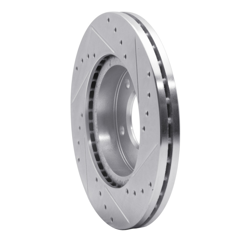 Picture of R1 02-02 Kia SEDONA Front Left Drilled & Slotted Silver Brake Rotor