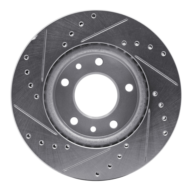 Picture of R1 02-02 Kia SEDONA Front Right Drilled & Slotted Silver Brake Rotor