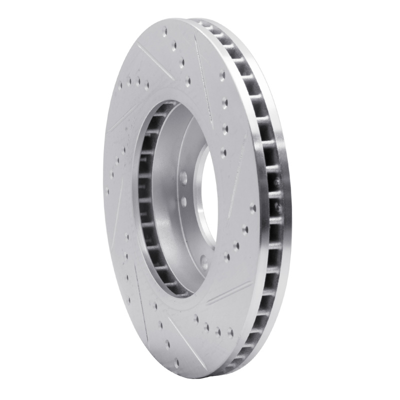 Picture of R1 03-06 Kia SORENTO Front Left Drilled & Slotted Silver Brake Rotor
