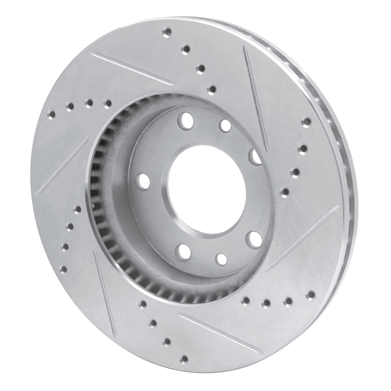 Picture of R1 03-05 Kia SEDONA Front Left Drilled & Slotted Silver Brake Rotor