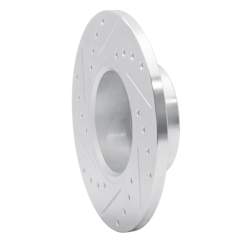 Picture of R1 74-79 Lotus Elite Front Right Drilled & Slotted Silver Brake Rotor