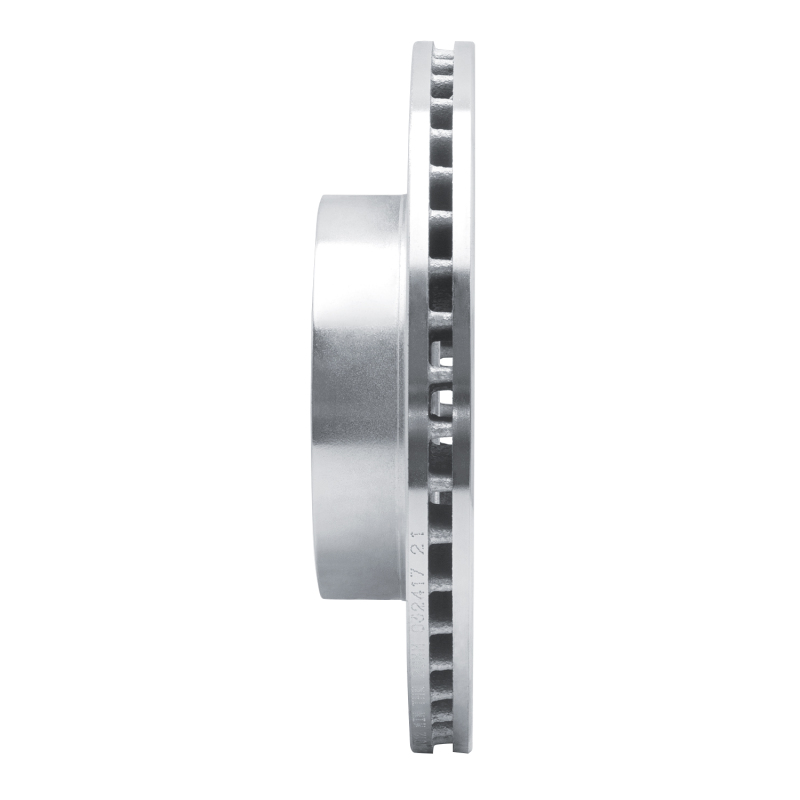 Picture of R1 82-90 Volvo 760 Series Front Left Drilled & Slotted Silver Brake Rotor