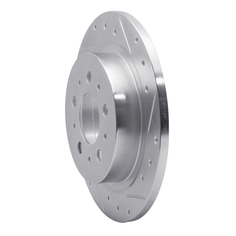 Picture of R1 97-98 Volvo V90 Rear Right Drilled & Slotted Silver Brake Rotor