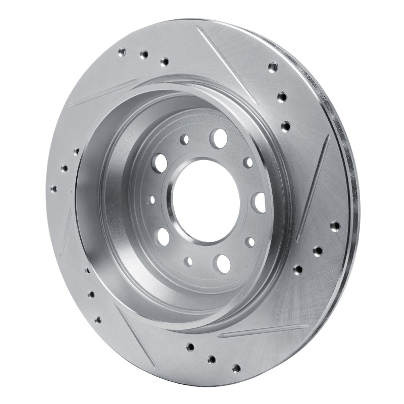 Picture of R1 00-00 Volvo V70 Rear Left Drilled & Slotted Silver Brake Rotor