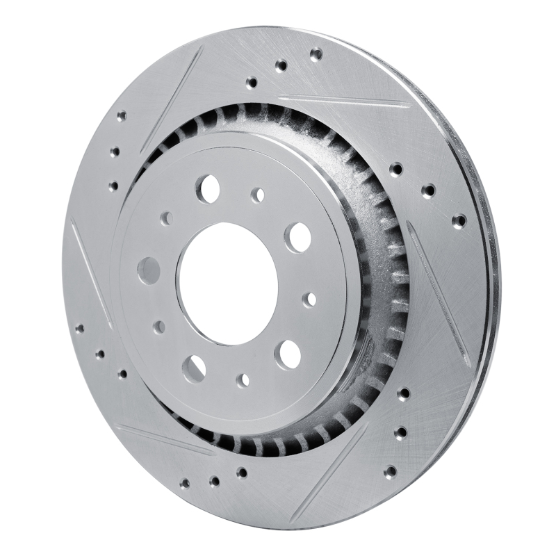 Picture of R1 00-00 Volvo V70 Rear Left Drilled & Slotted Silver Brake Rotor
