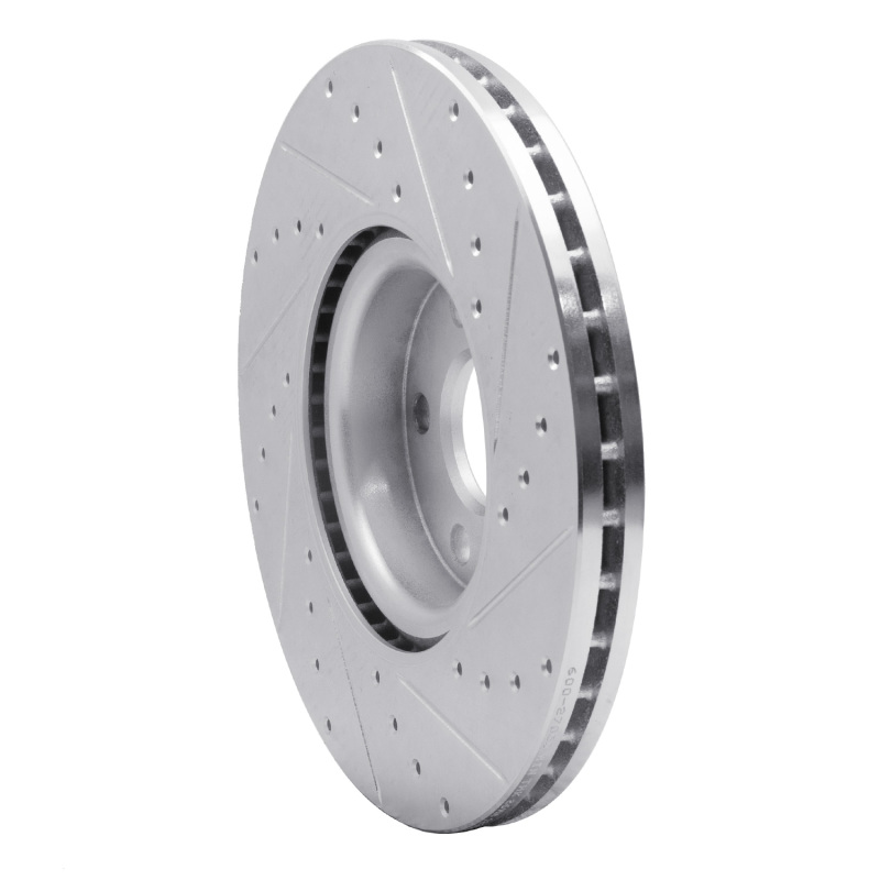 Picture of R1 16-17 Volvo XC60 Front Left Drilled & Slotted Silver Brake Rotor