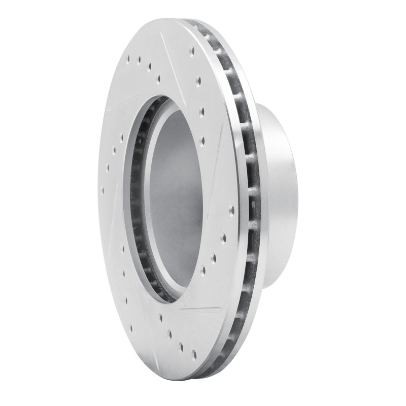 Picture of R1 76-77 BMW 320I (USA/Canada) Front Left Drilled & Slotted Silver Brake Rotor