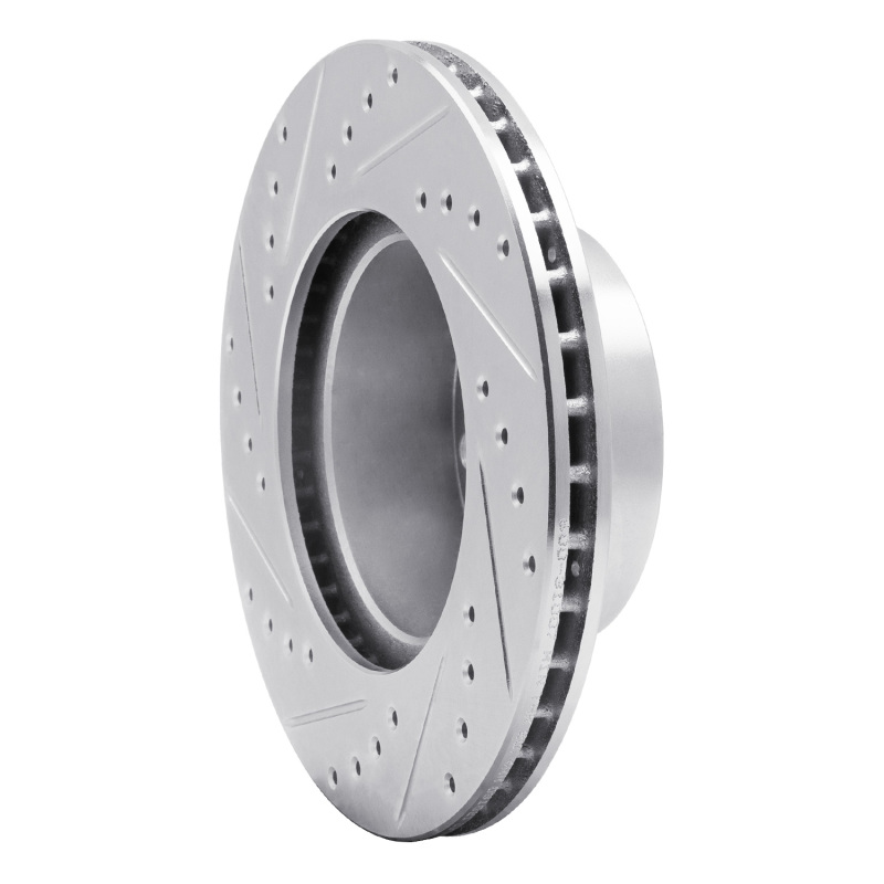 Picture of R1 76-82 BMW 530I Front Right Drilled & Slotted Silver Brake Rotor