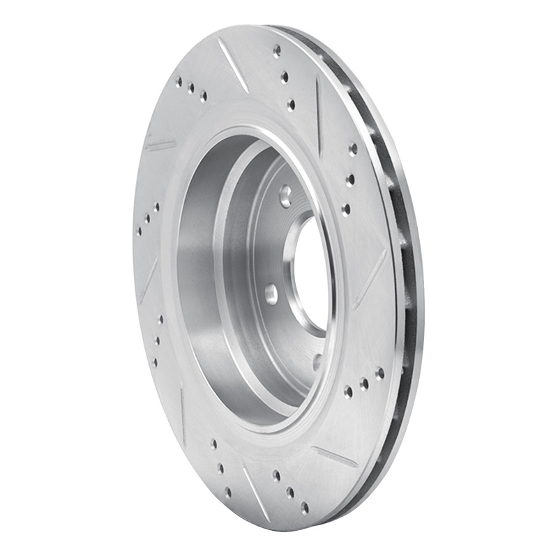 Picture of R1 95-02 BMW Z3 Right Rear Drilled & Slotted Silver Brake Rotor