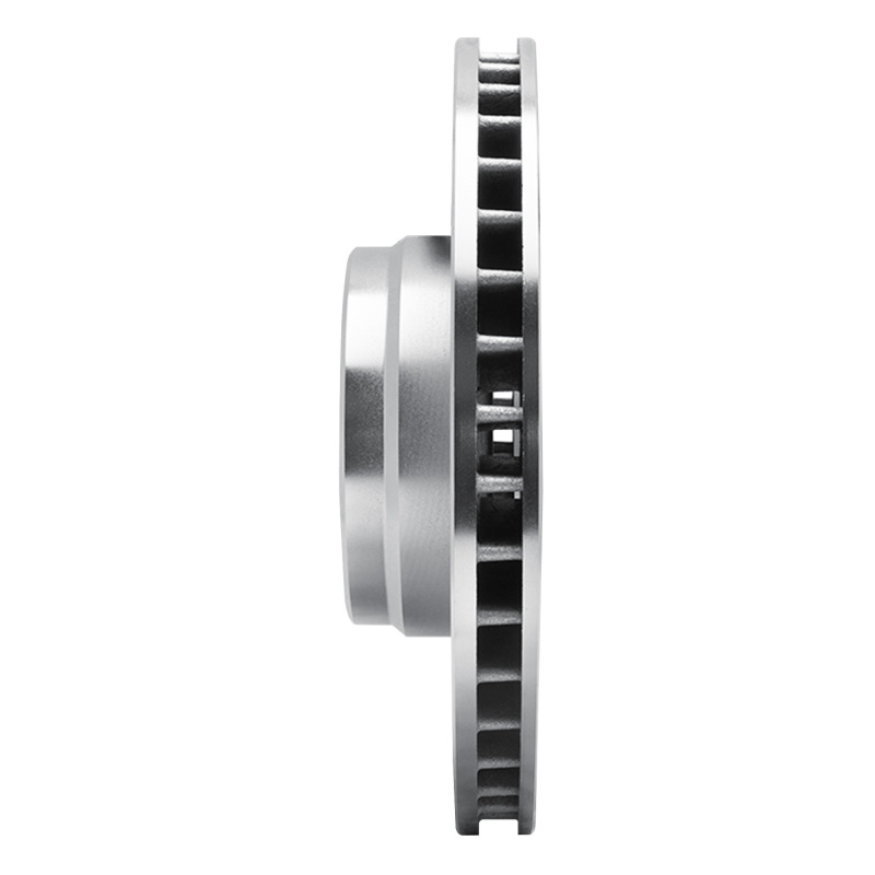 Picture of R1 95-01 BMW 750IL Front Right Drilled & Slotted Silver Brake Rotor