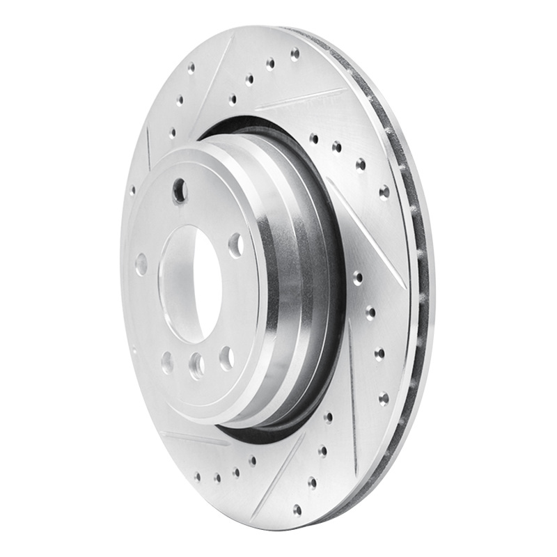 Picture of R1 95-03 BMW Z8 Rear Left Drilled & Slotted Silver Brake Rotor