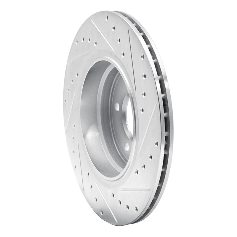 Picture of R1 95-03 BMW Z8 Rear Left Drilled & Slotted Silver Brake Rotor